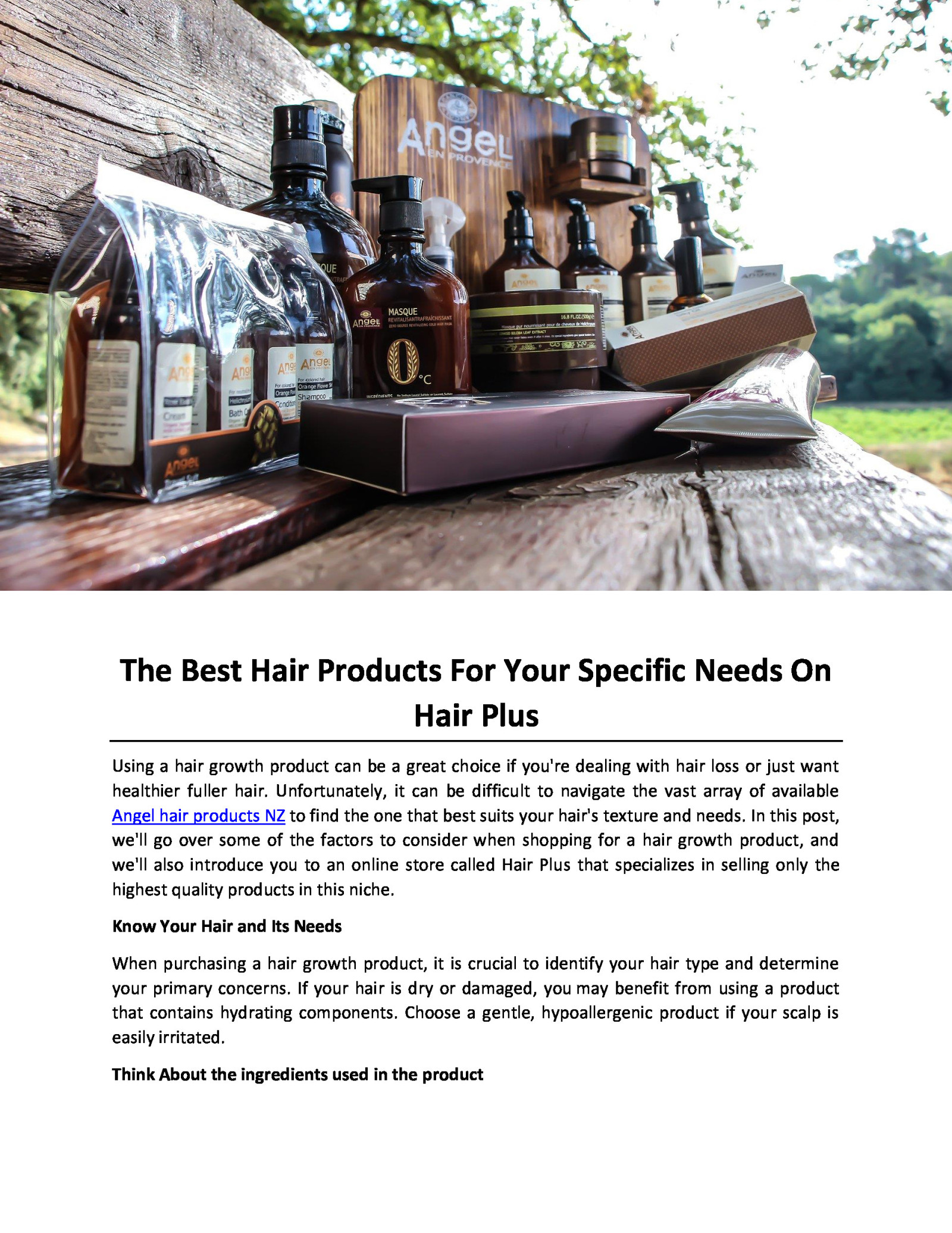 The Best Hair Products For Your Specific Needs On Hair Plus