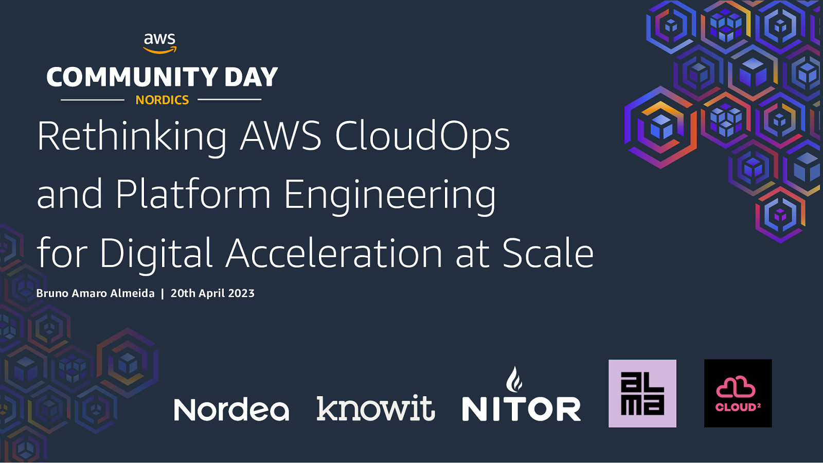 Rethinking AWS CloudOps  and Platform Engineering  for Digital Acceleration at Scale