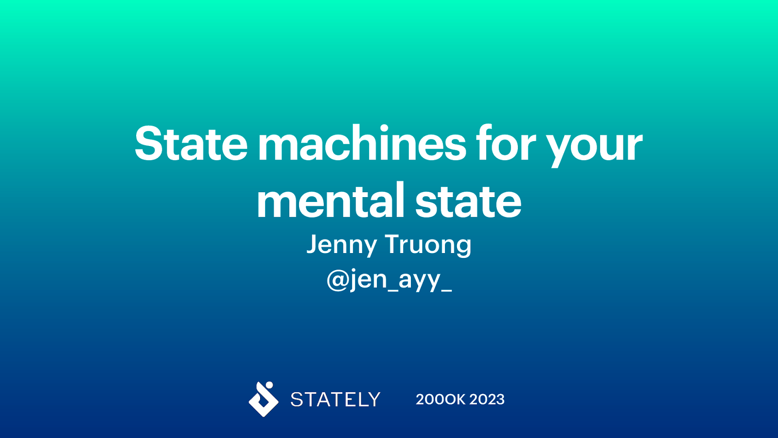 State machines for your mental state