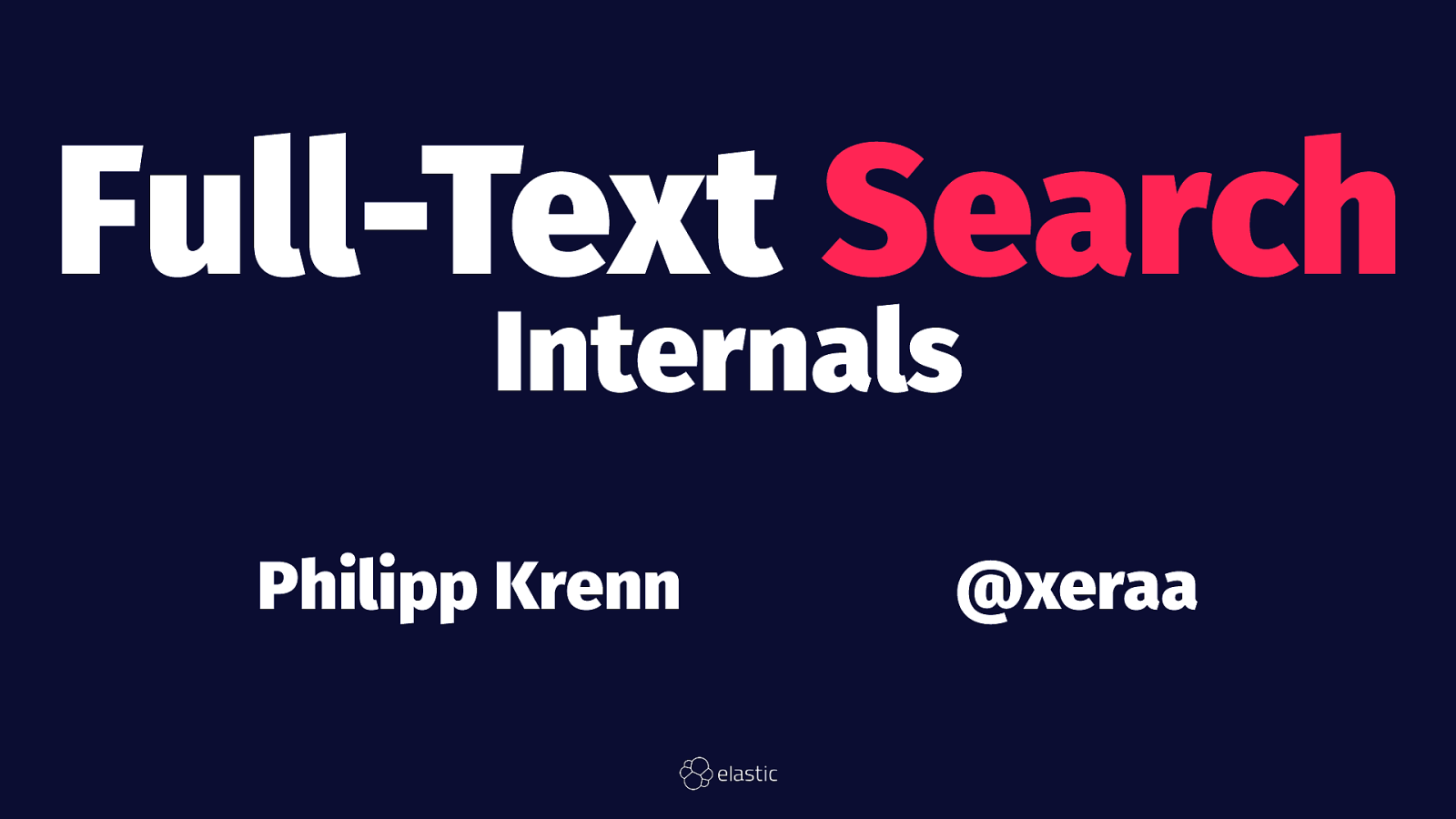 Full-Text Search Internals