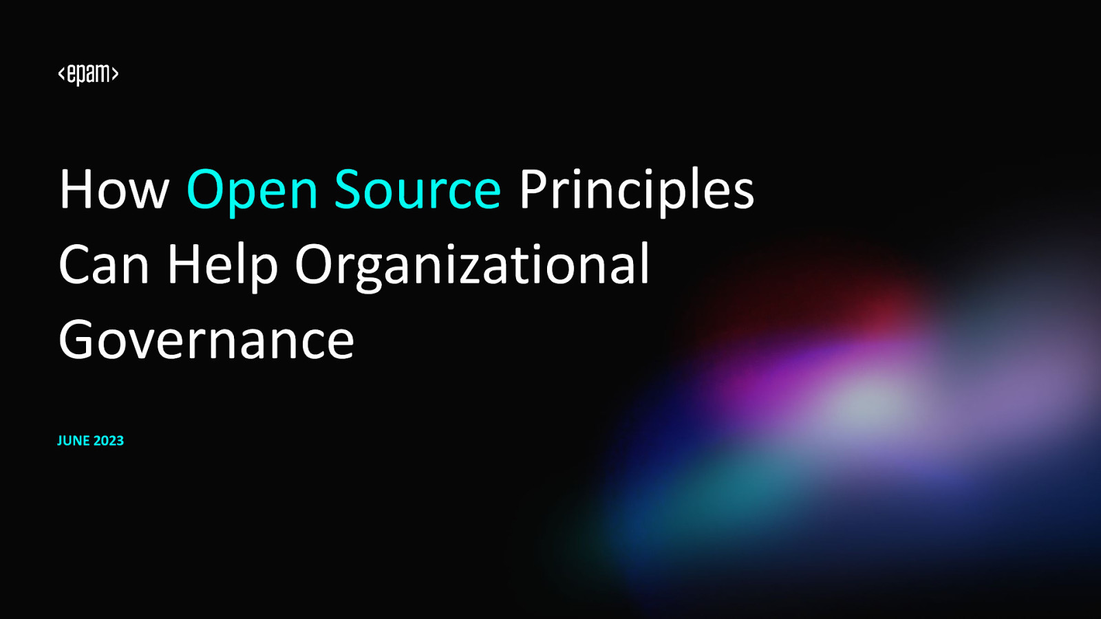 How Open Source Principles Can Help Organizational Governance