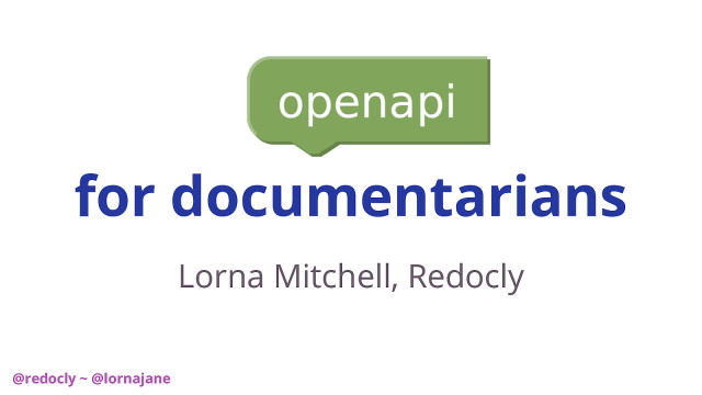 OpenAPI for Documentarians