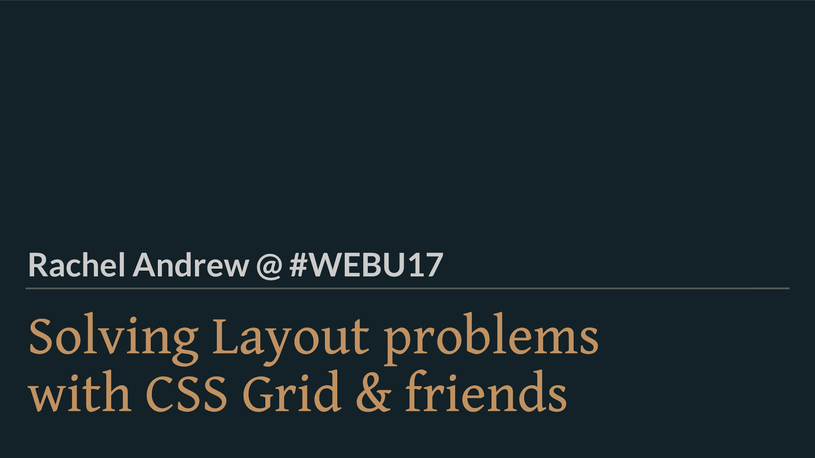 Solving Layout Problems with CSS Grid and Friends