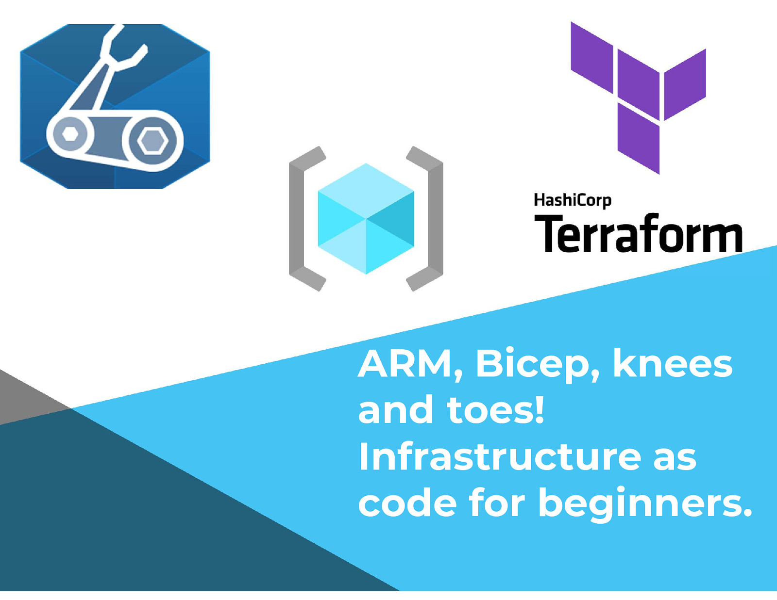 ARM, Bicep, knees and toes! Infrastructure as code for beginners.