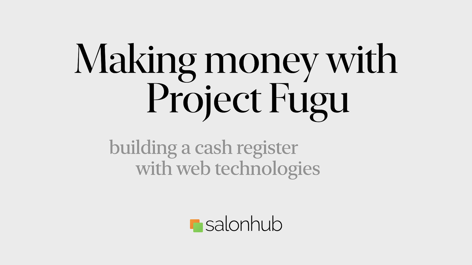 Making money with Project Fugu