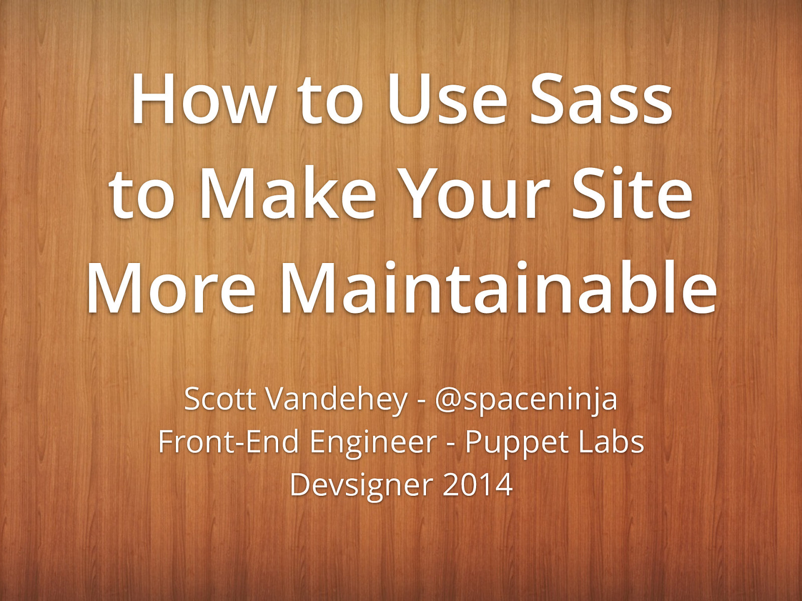 How to Use Sass to Make Your Site More Maintainable