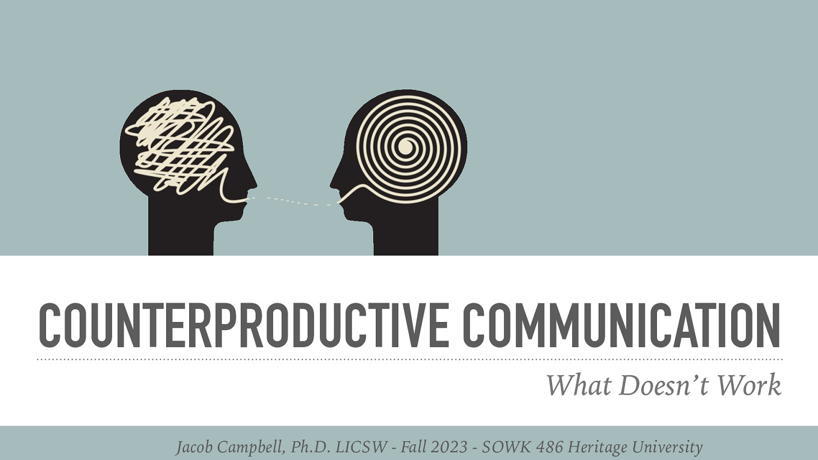 Fall 2023 SOWK 486w Week 07 - Counterproductive Communication by Jacob Campbell