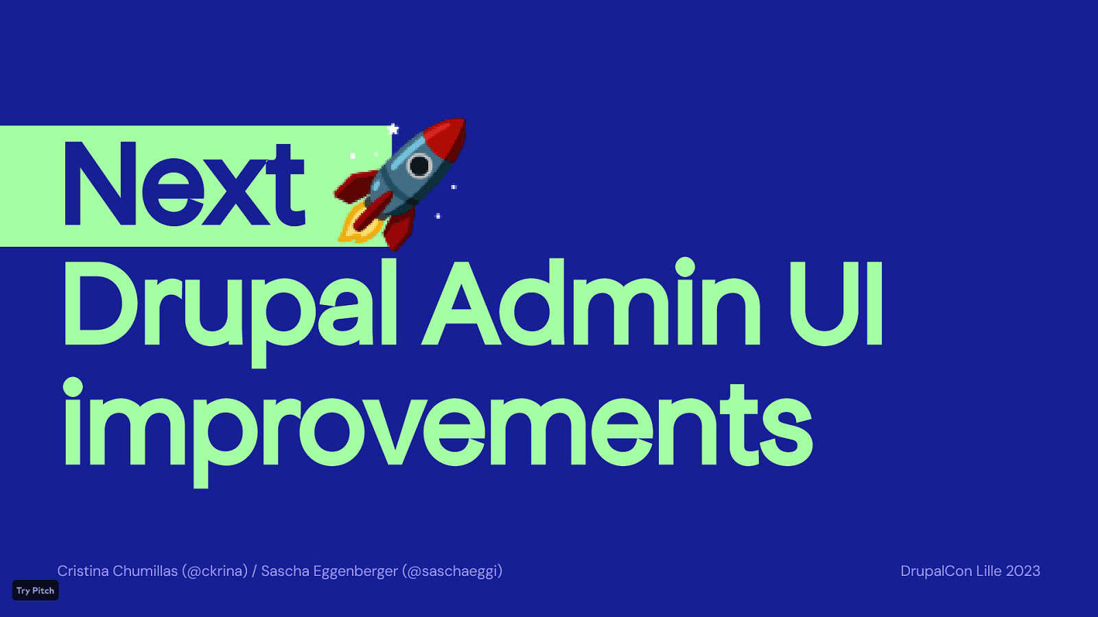 Next Drupal Administration UI improvements