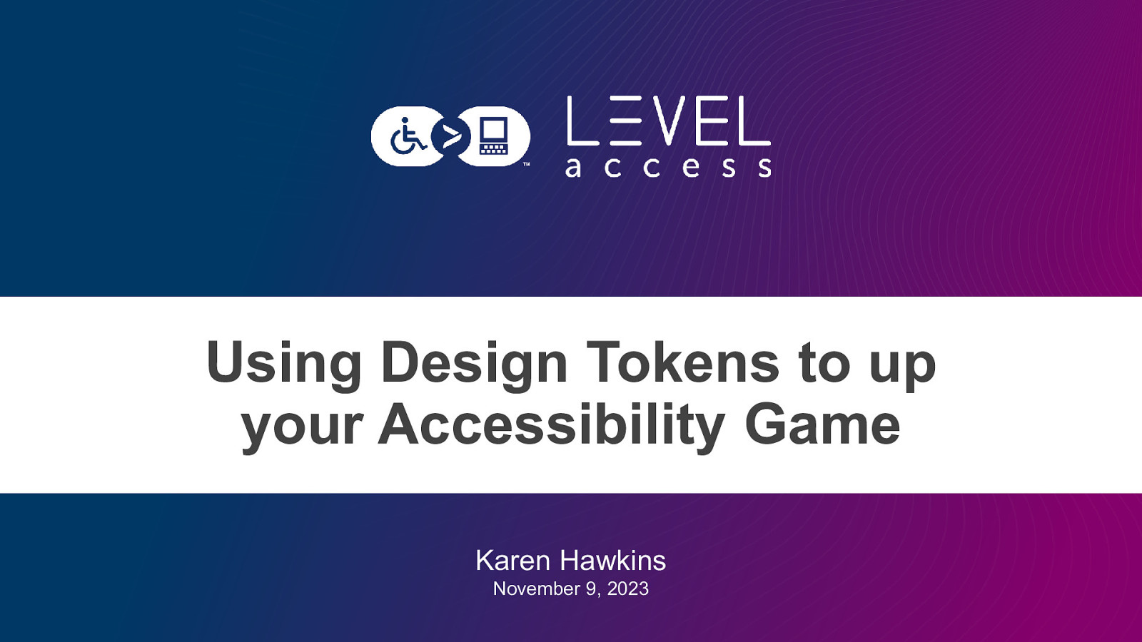 Using Design Tokens to up your Accessibility Game