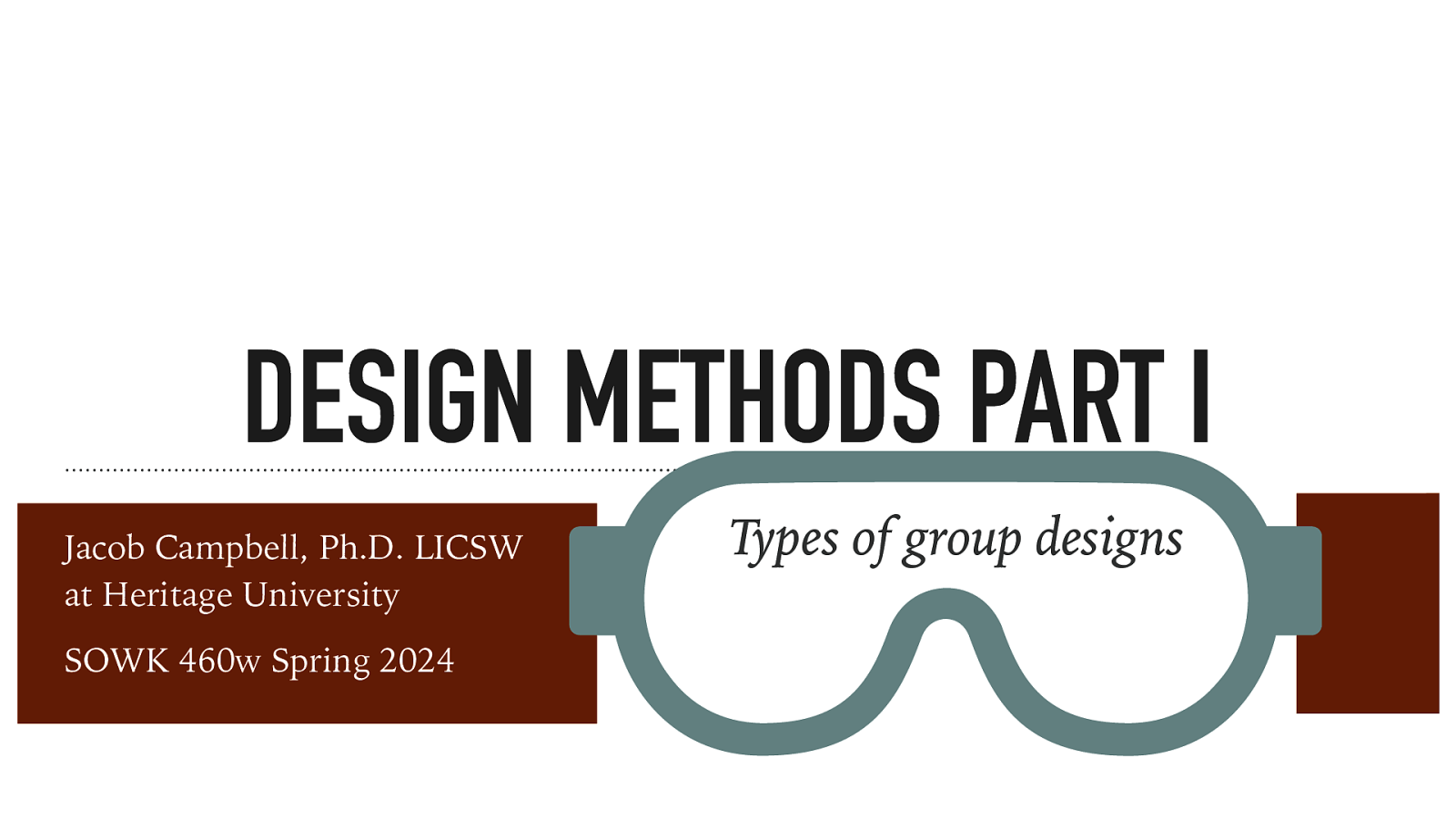 Spring 2024 SOWK 460w Week 08: Design Methods Part I