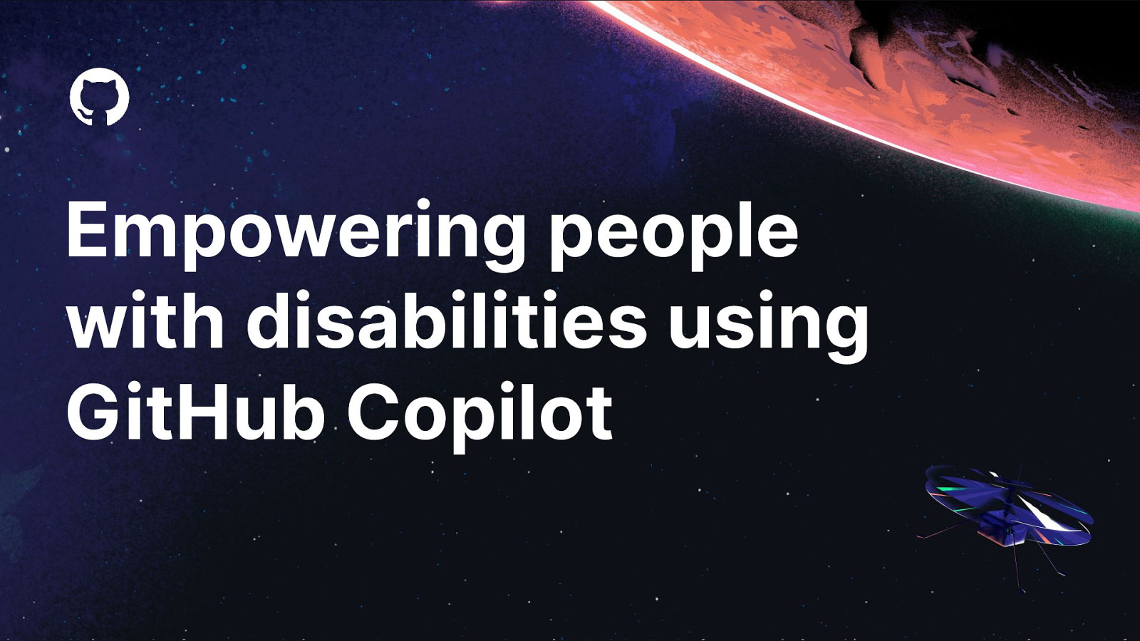 Empowering people with disabilities using GitHub Copilot