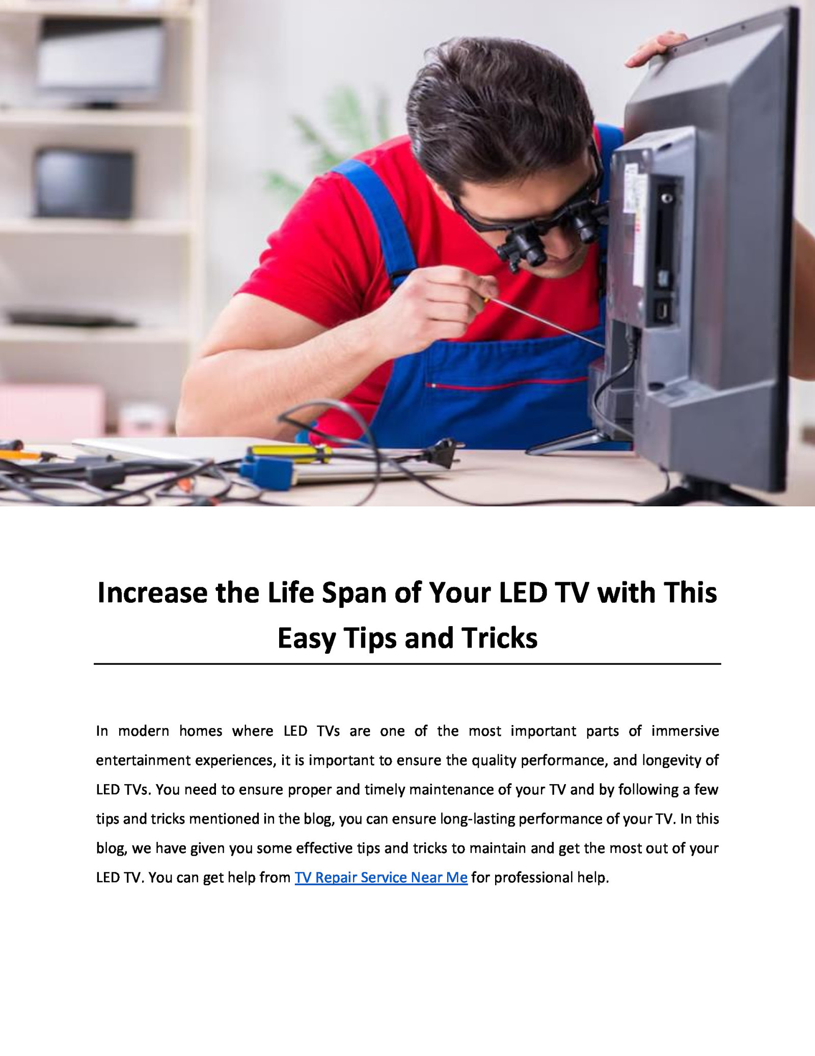 Increase the Life Span of Your LED TV with This Easy Tips and Tricks