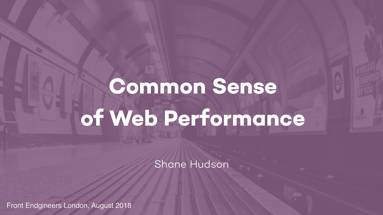Common Sense of Web Performance