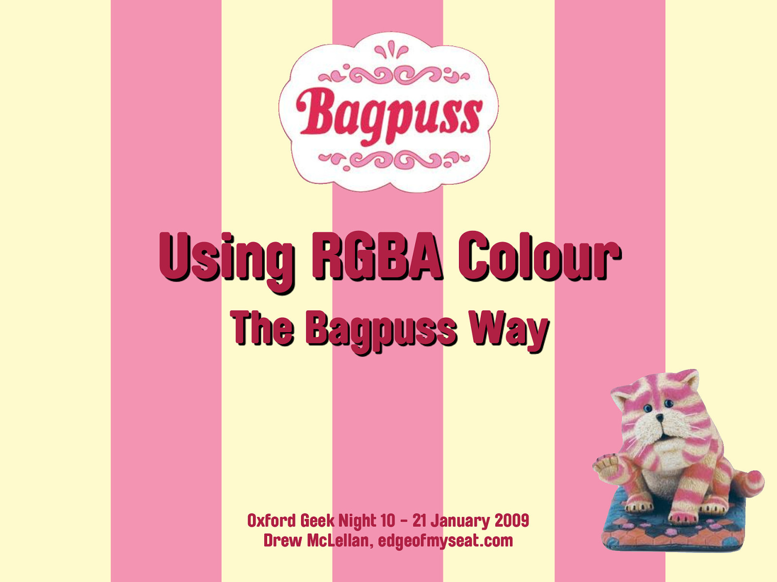 Using RGBA Colour The Bagpuss Way
