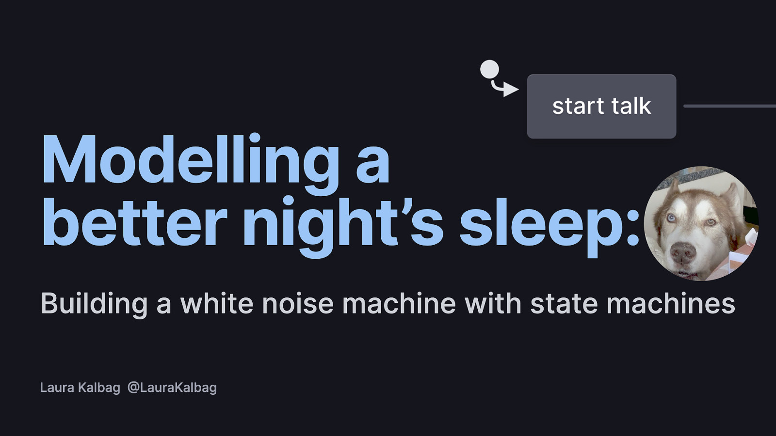Modeling a Better Night’s Sleep: Building a White Noise Machine with State Machines