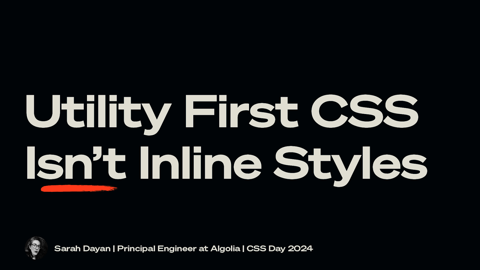 Utility First CSS Isn’t Inline Styles