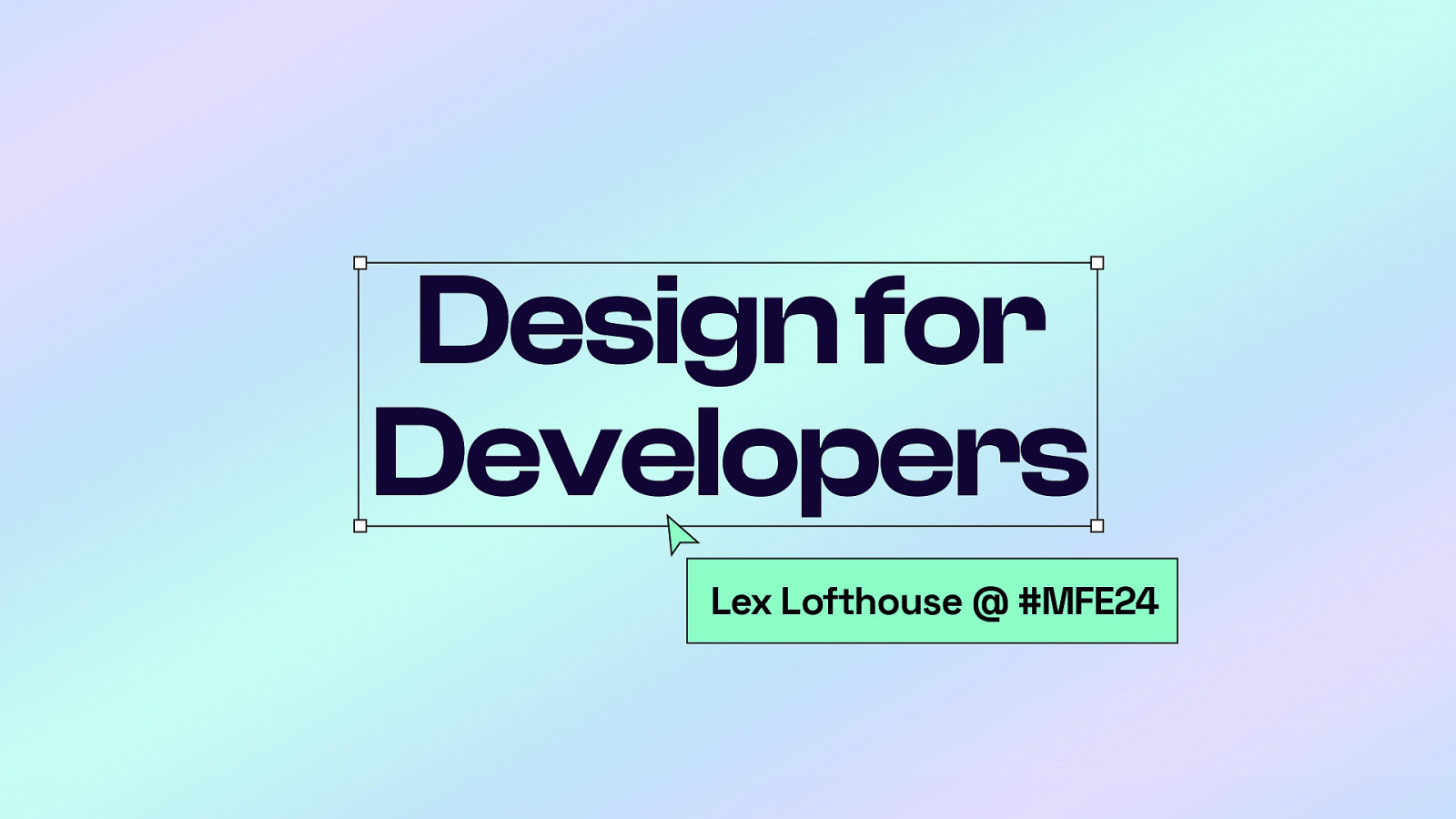 Design for Developers by Lex Lofthouse