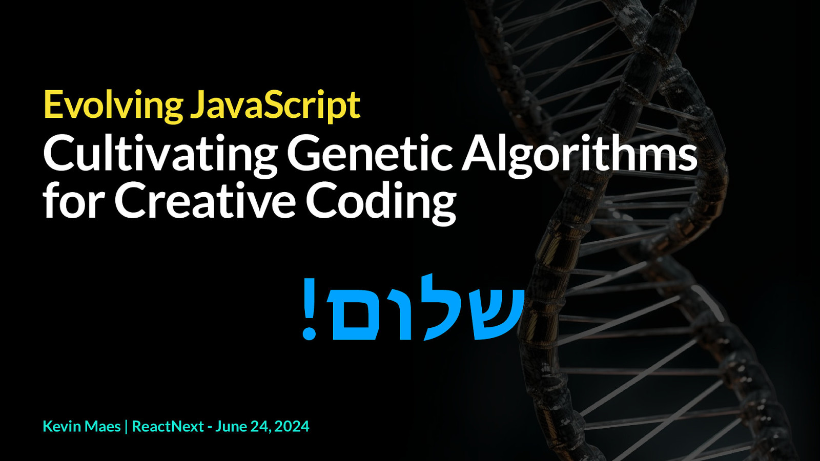 Evolving JavaScript: Cultivating Genetic Algorithms for Creative Coding