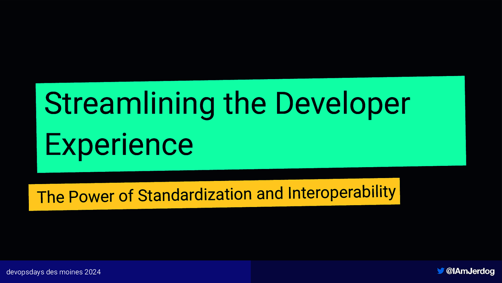 Streamlining the Developer Experience: The Power of Standardization and Interoperability