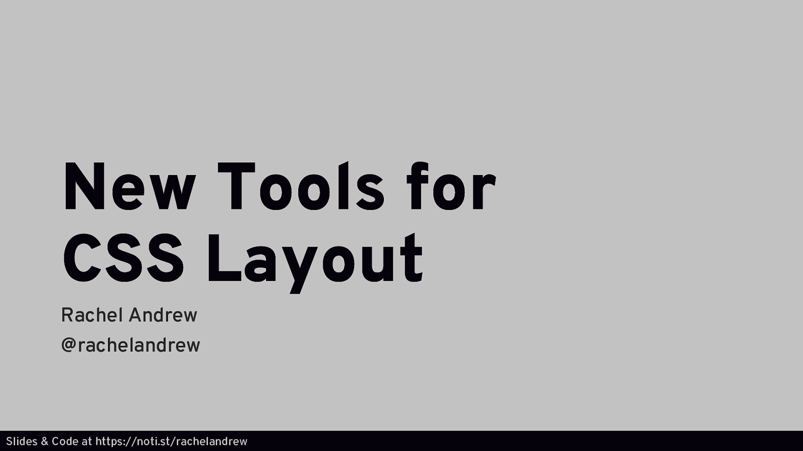 New Tools for CSS Layout