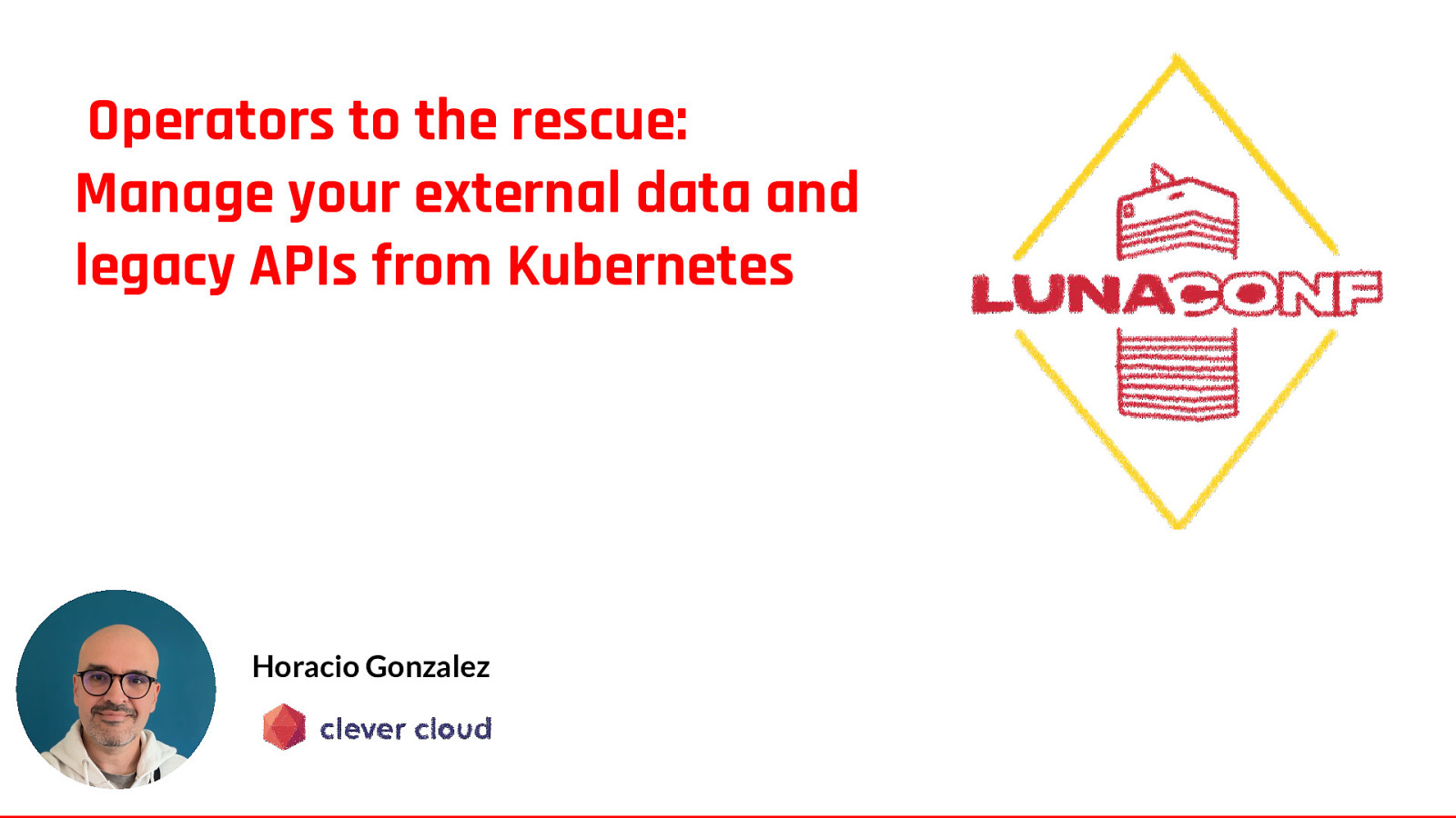 Operators to the rescue: Manage your external data and legacy APIs from Kubernetes