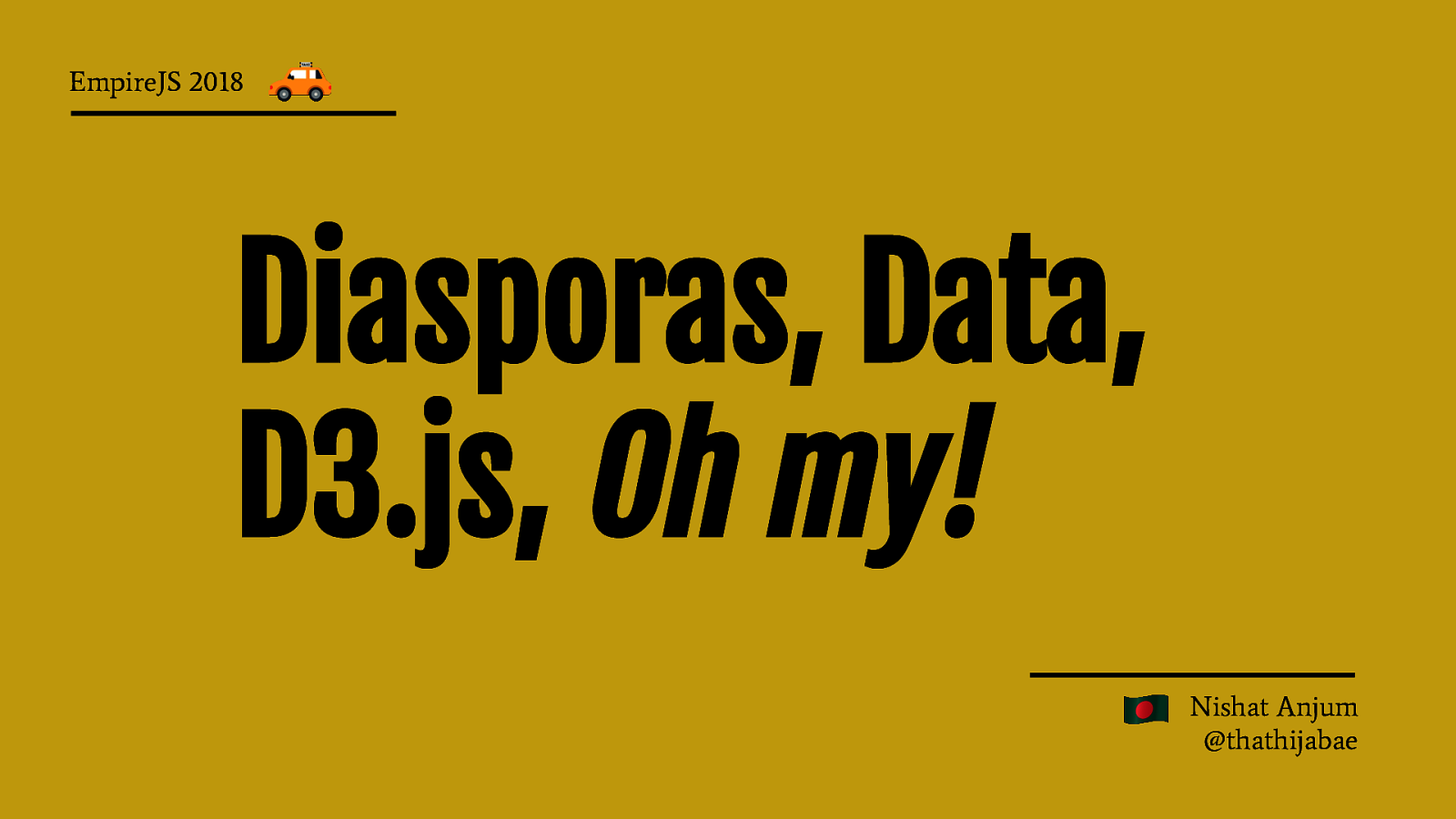 Diasporas, Data, D3.js, Oh my!