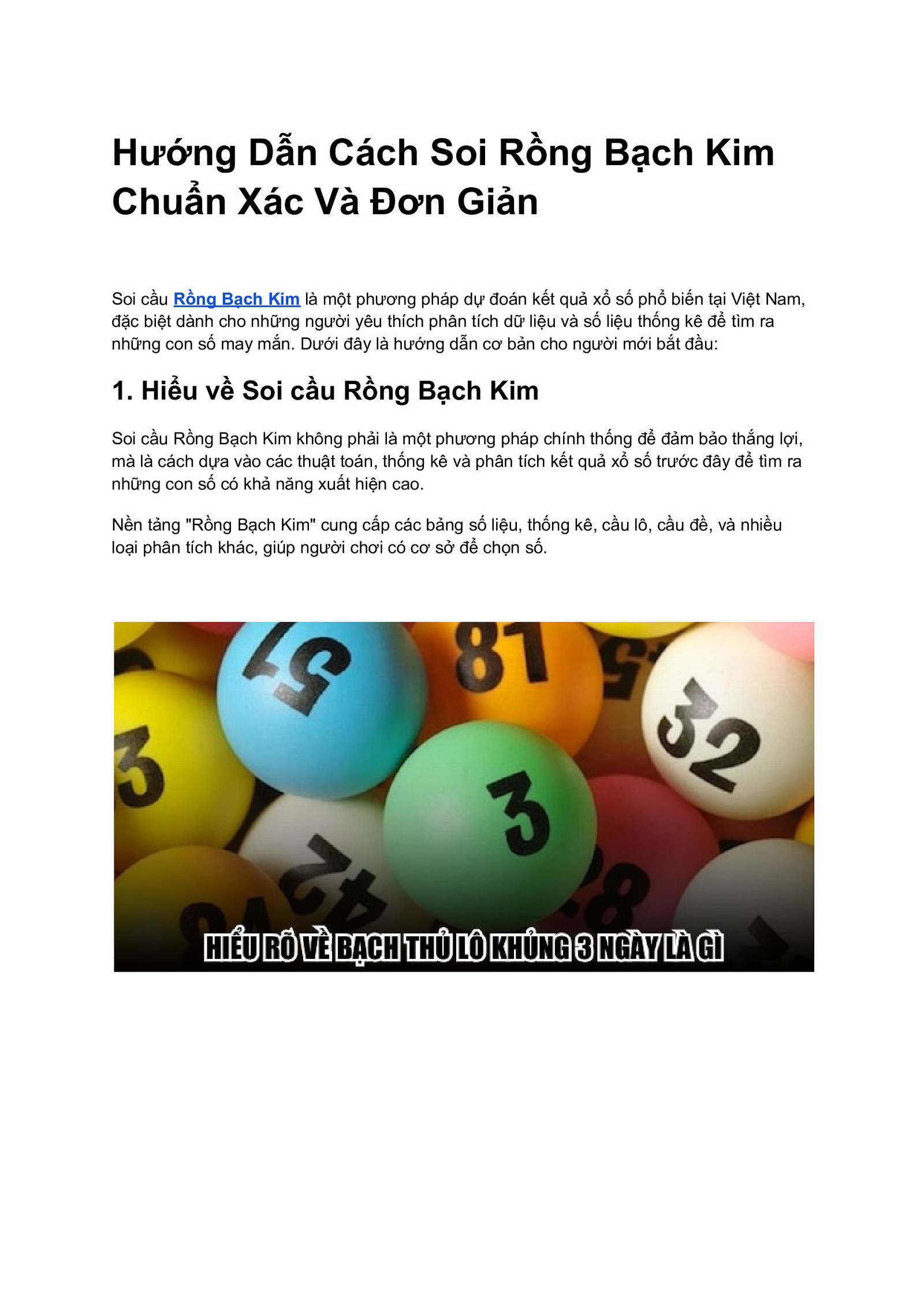 Hướng Dẫn Cách Soi Rồng Bạch Kim Chuẩn Xác Và Đơn Giản by Social Blog