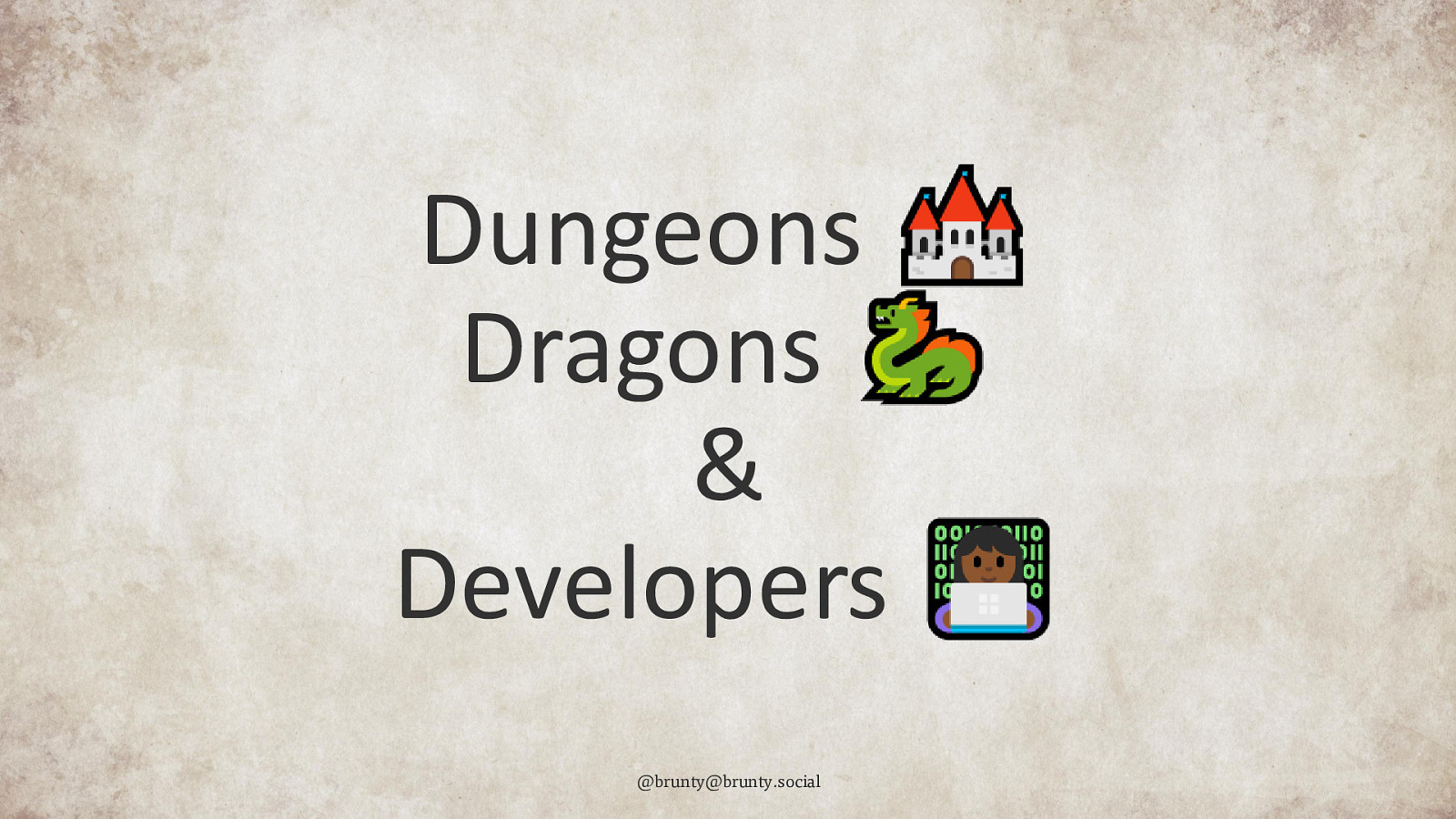 Dungeons, Dragons & Developers