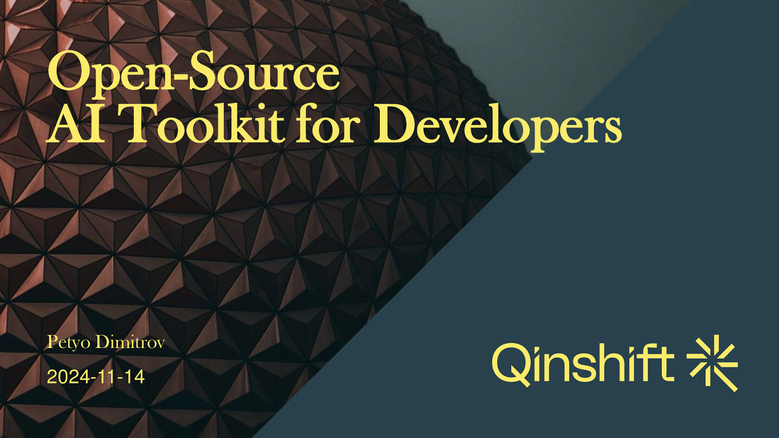 Open-Source AI Toolkit for Developers