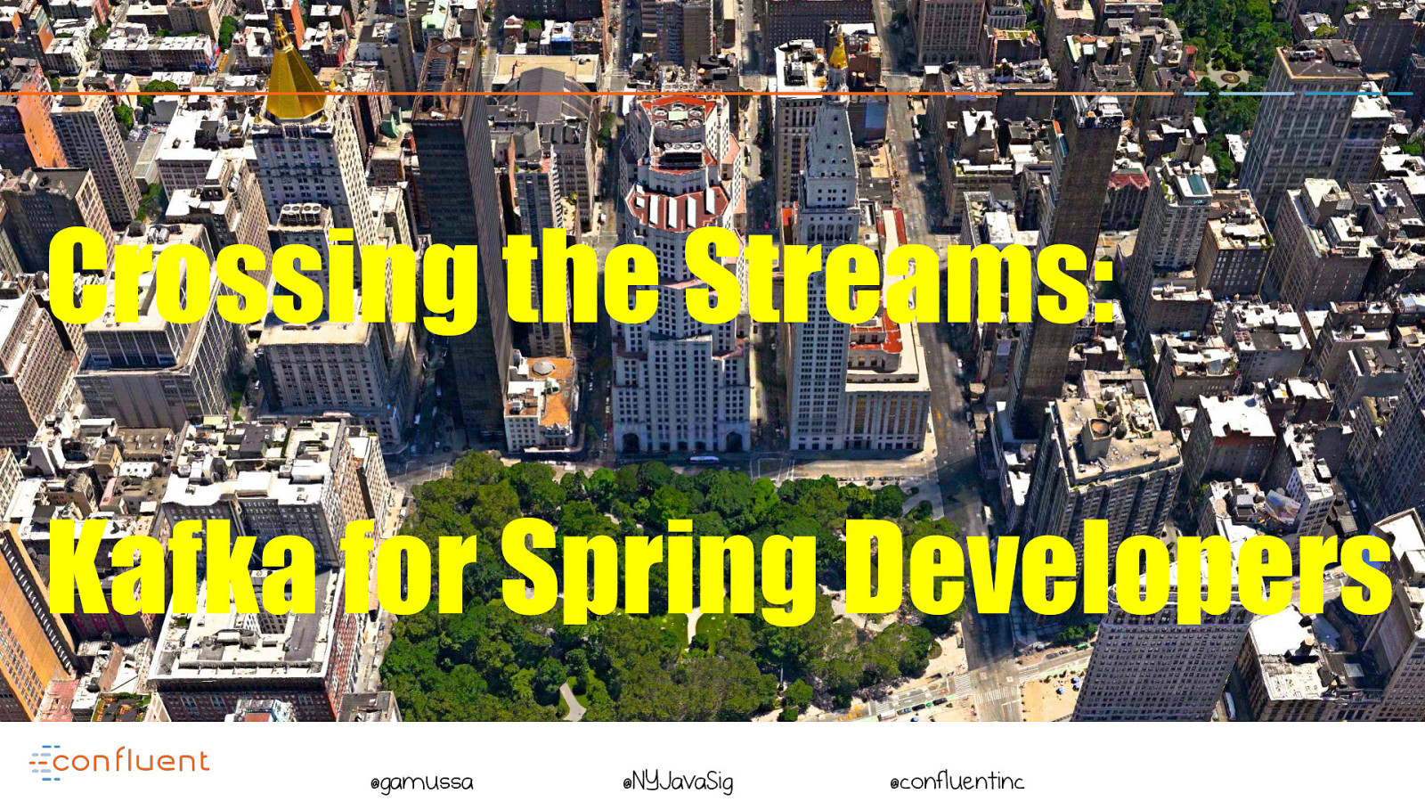 Crossing The Streams: Kafka For Spring Developers