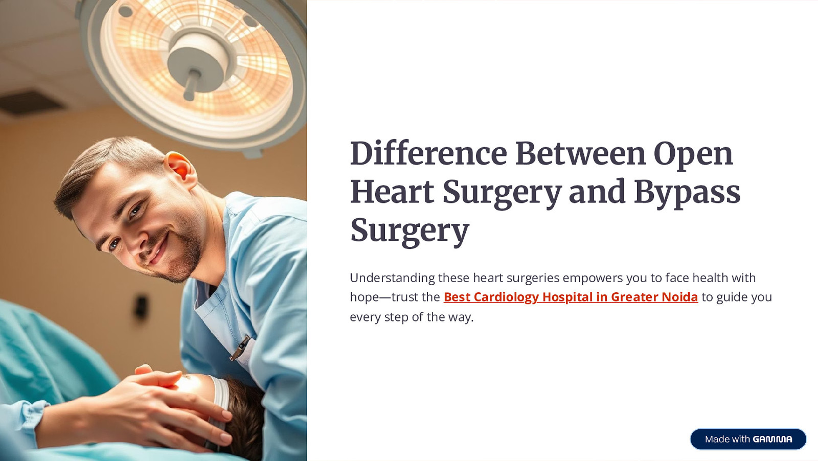 Difference Between Open Heart Surgery and Bypass Surgery