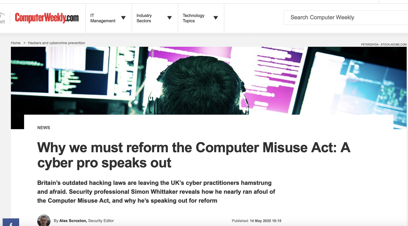 Why we must reform the Computer Misuse Act: A cyber pro speaks out
