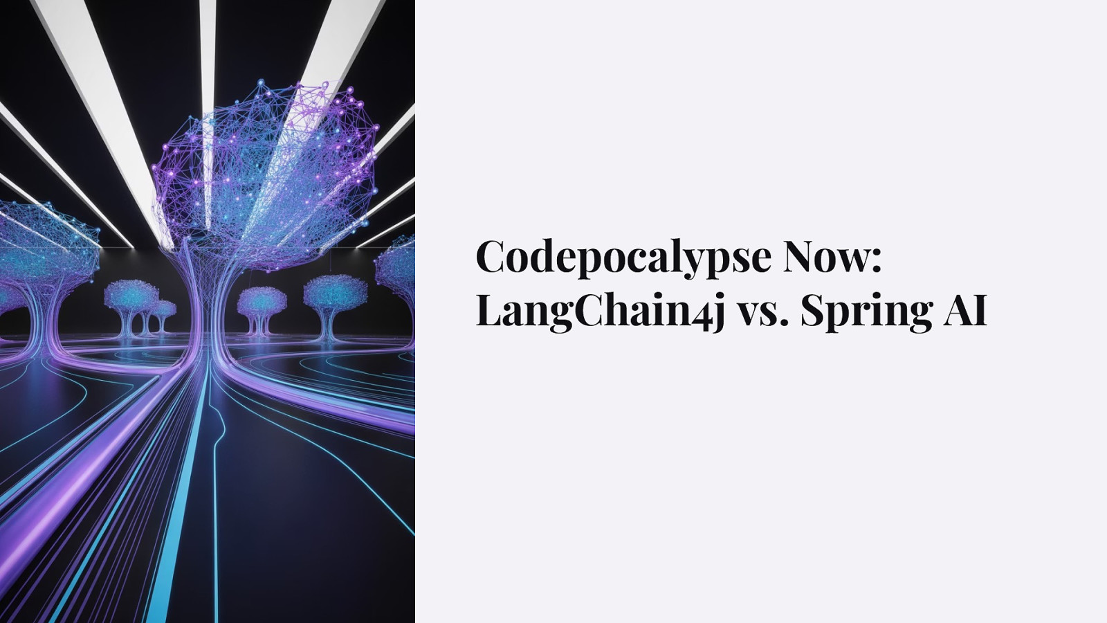 Codepocalypse Now: LangChain4j vs. Spring AI