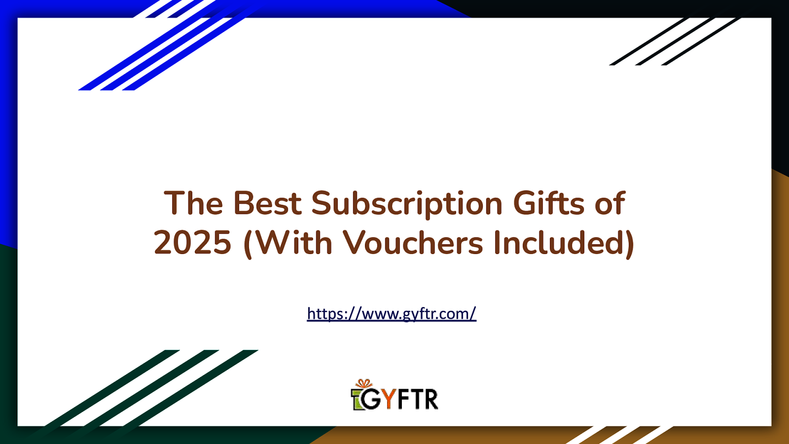 The Best Subscription Gifts of 2025 (With Vouchers Included)