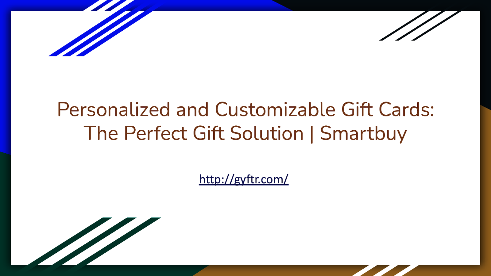 Personalized and Customizable Gift Cards: The Perfect Gift Solution | Smartbuy