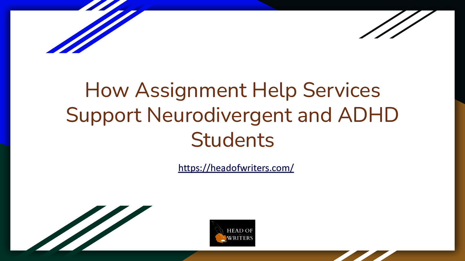 How Assignment Help Services Support Neurodivergent and ADHD Students