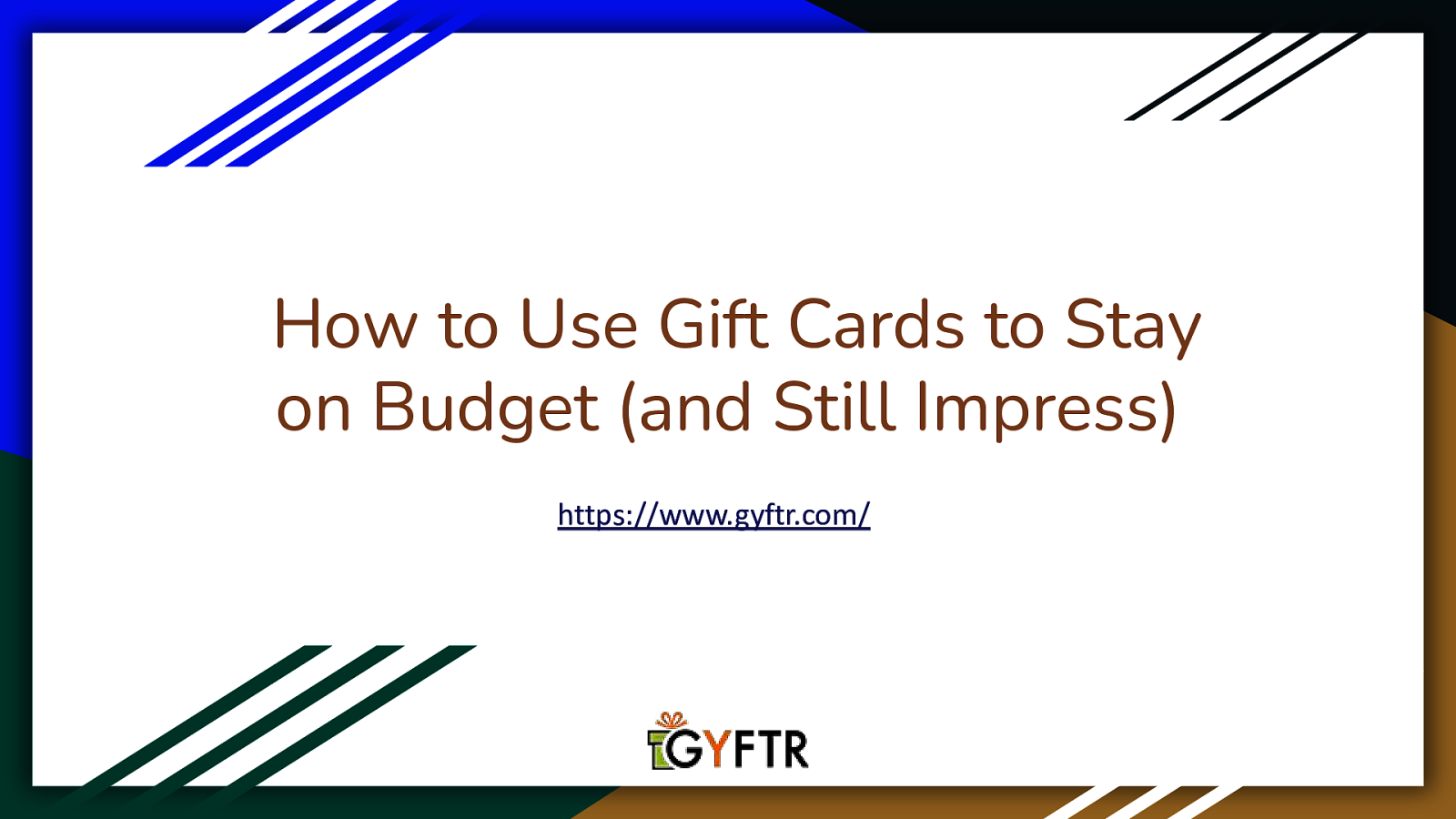 How to Use Gift Cards to Stay on Budget (and Still Impress)