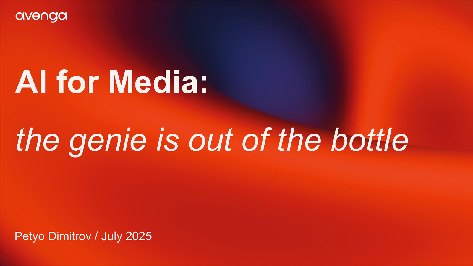 AI for Media