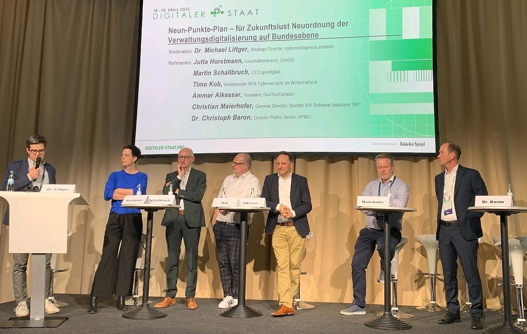 Panel: Neun-Punkte-Plan für Zukunftslust – Neuordnung der Verwaltungsdigitalisierung auf Bundesebene