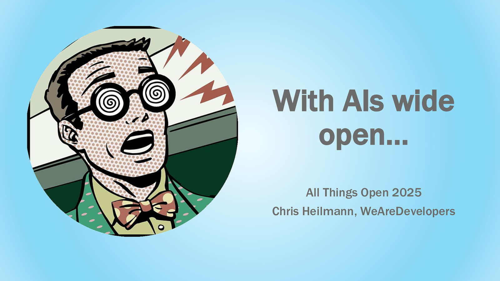 With AIs wide open…