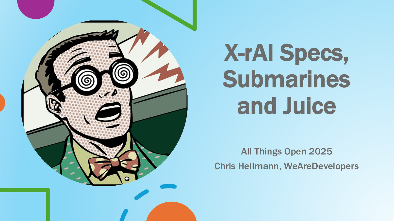 X-rAI Specs, Submarines and Juice