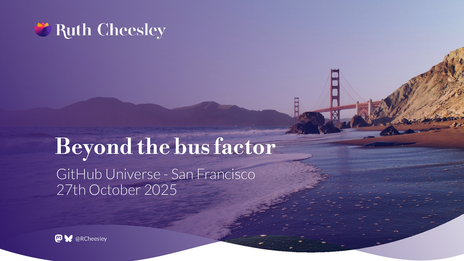 Beyond the bus factor: building resilient open source projects by Ruth Cheesley