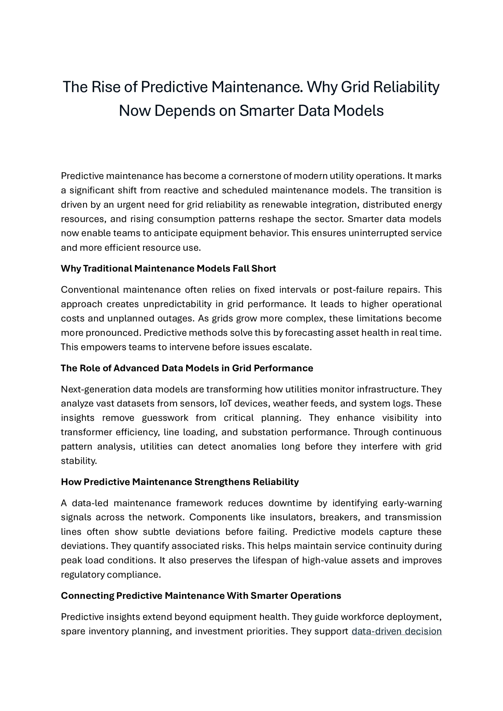 7 Ways Data Is Transforming Energy & Utilities