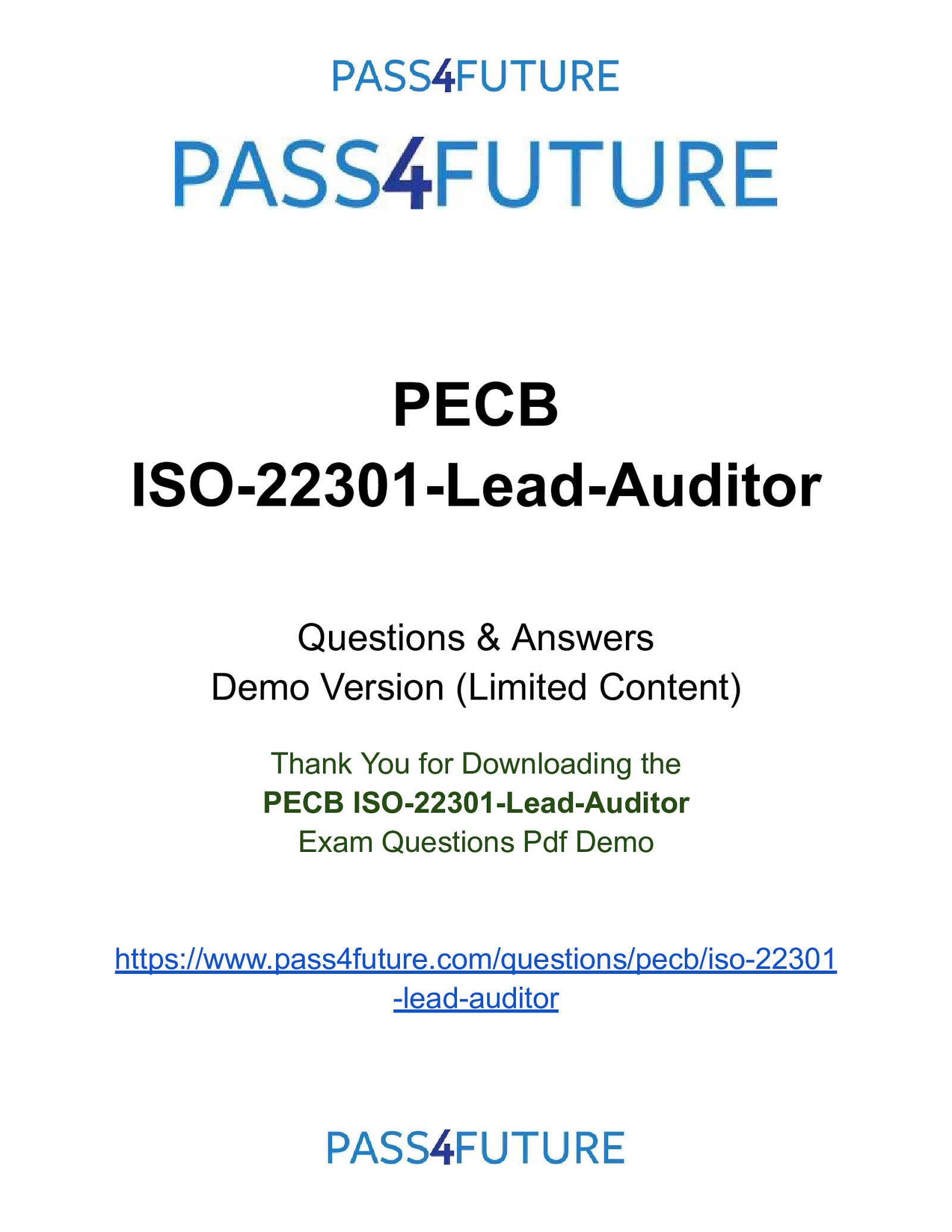 Practice Questions for PECB ISO-22301-Lead-Auditor Exam Free PDF Demo 2026