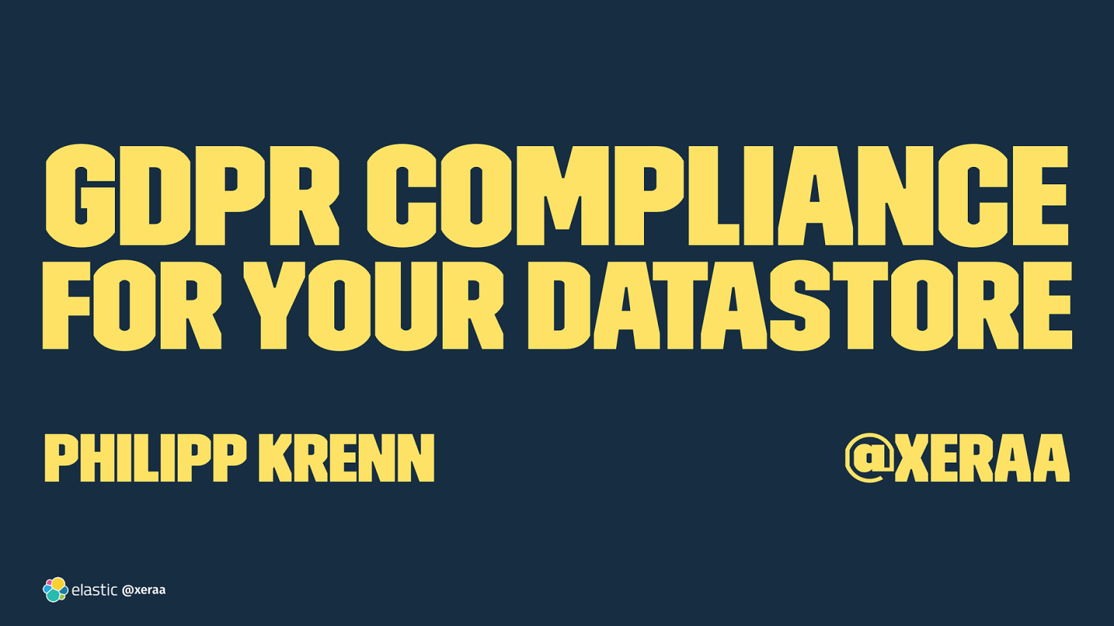 GDPR Compliance for Your Datastore