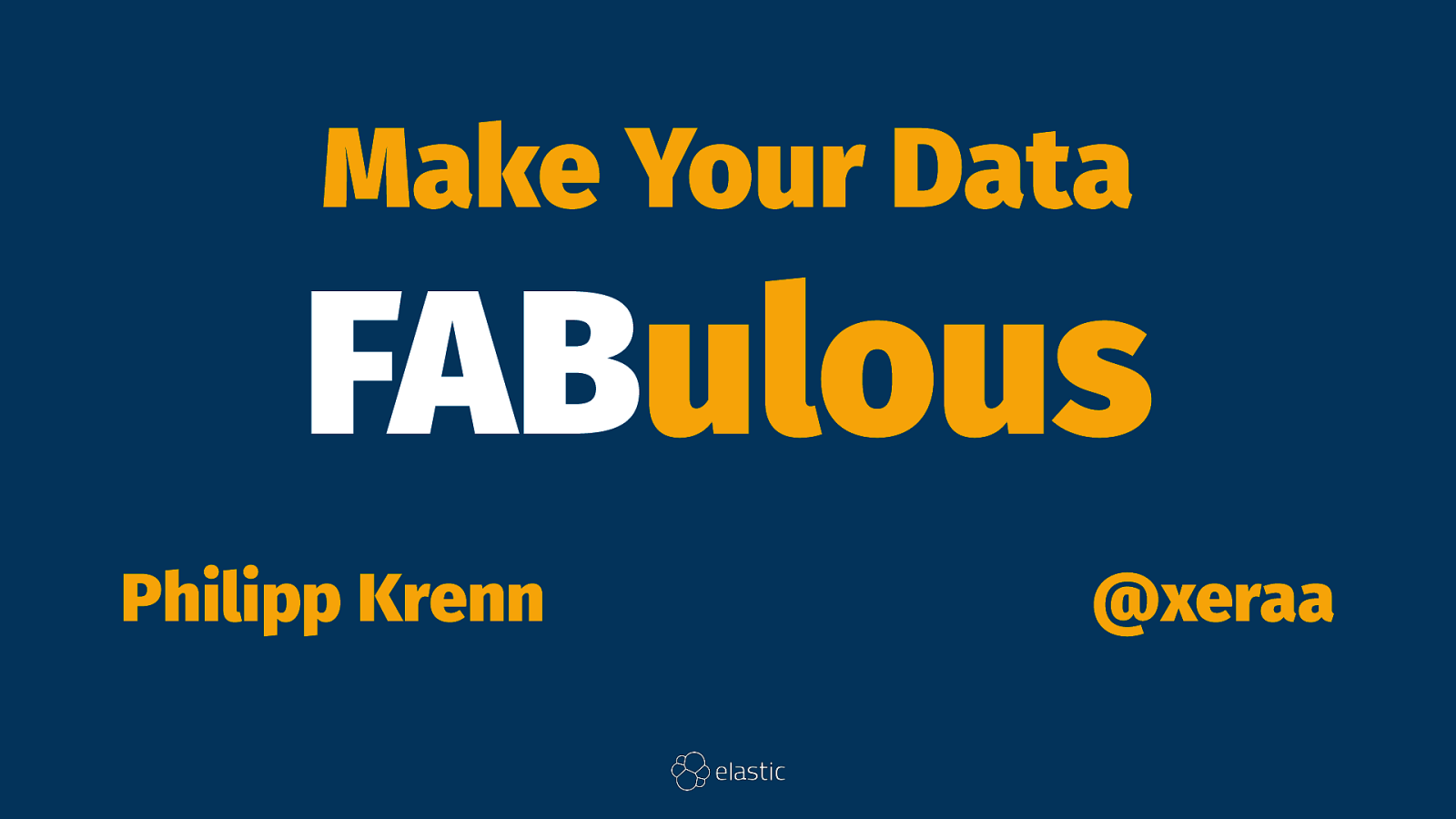 Make Your Data FABulous
