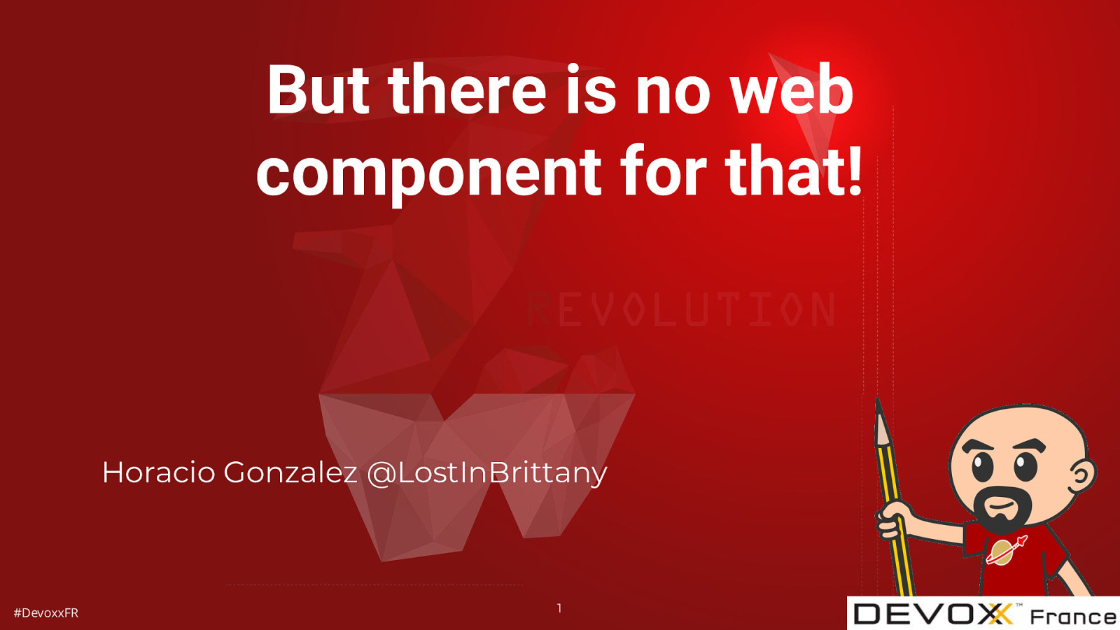 But there is no web component for that