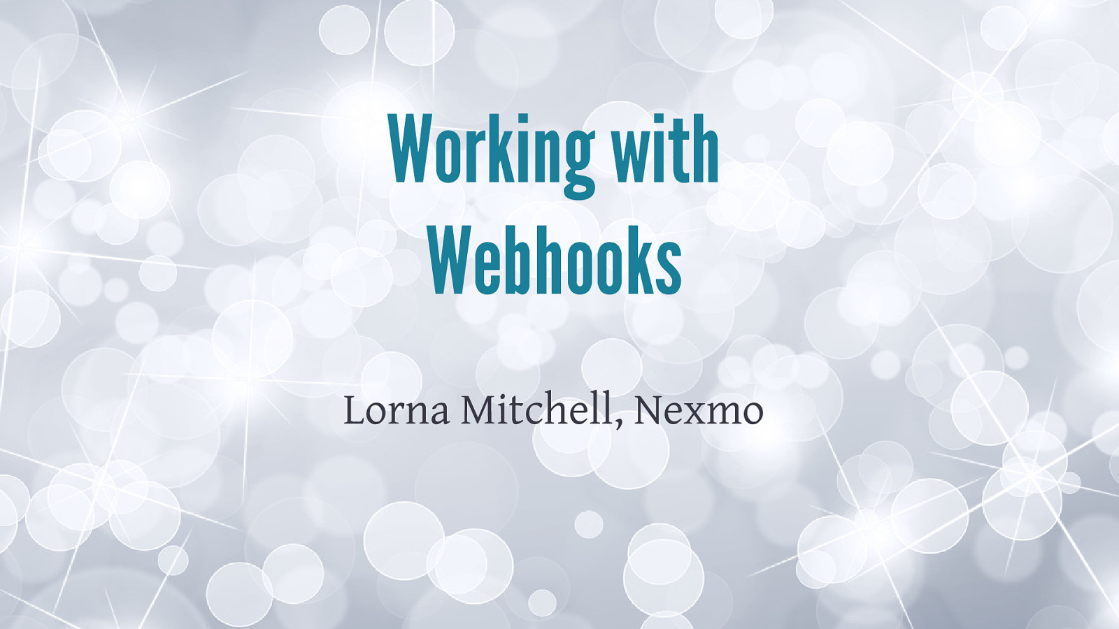 Working with Webhooks