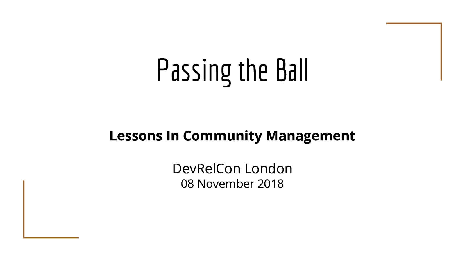 Passing the Torch Without Dropping The Ball: Lessons in Community Management