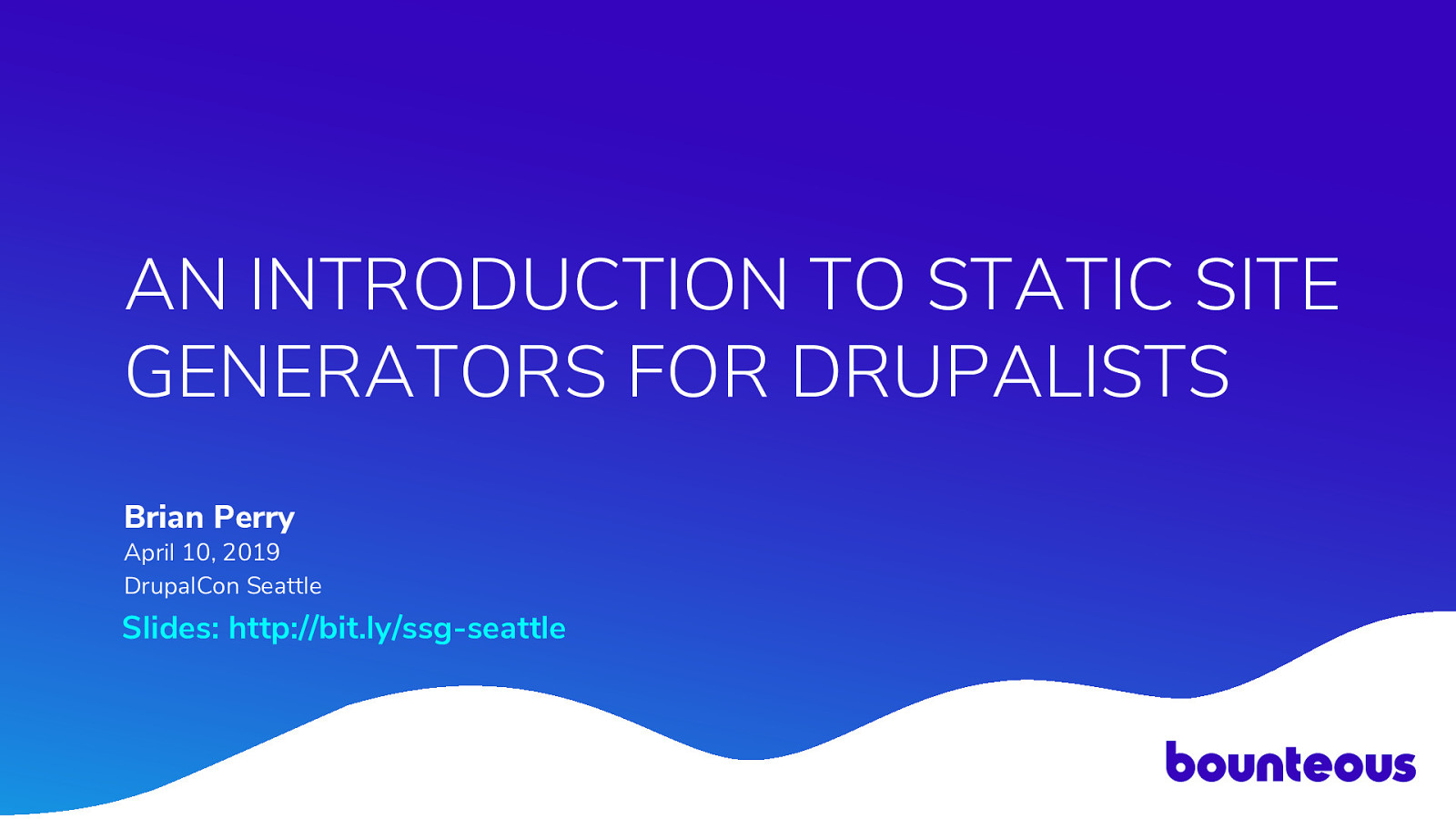 An Introduction to Static Site Generators for Drupalists
